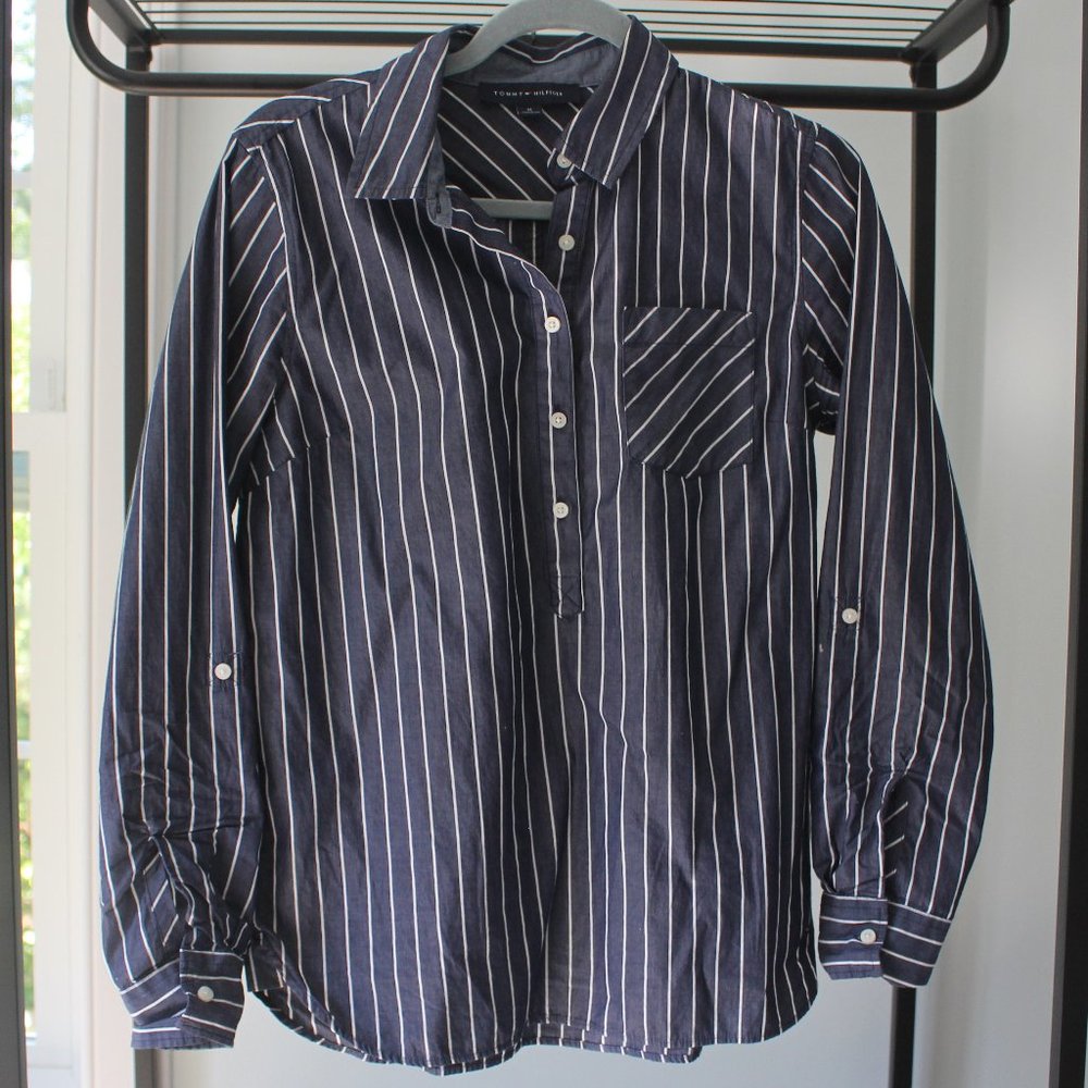 Tommy Hilfiger Half Button Down